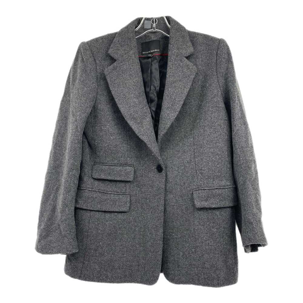 Banana Republic Gray Wool Blend Blazer | Women’s 8P